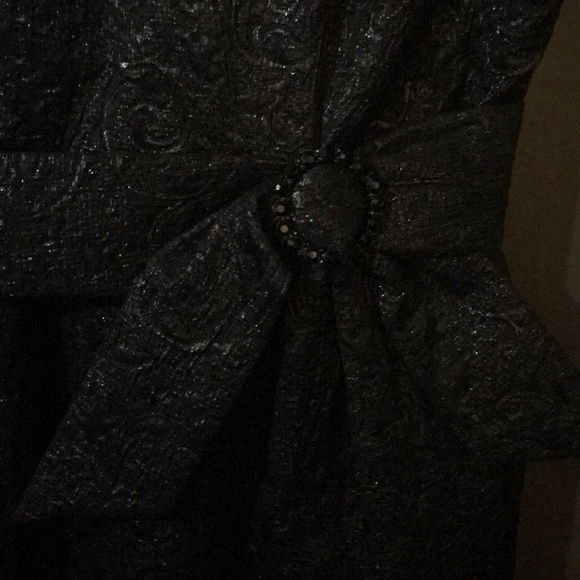 Jackie Kennedy inspired blk cocktail w/pockets - Picture 2 of 3